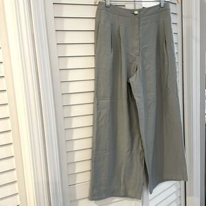 Topshop wide leg cropped pants